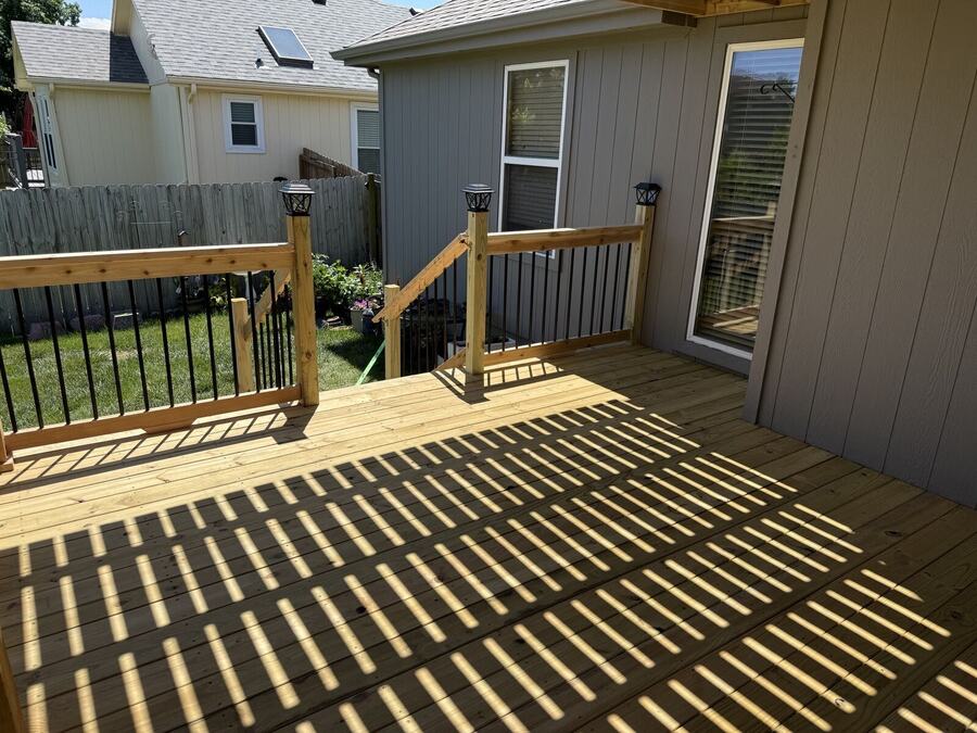 Deck board repair after